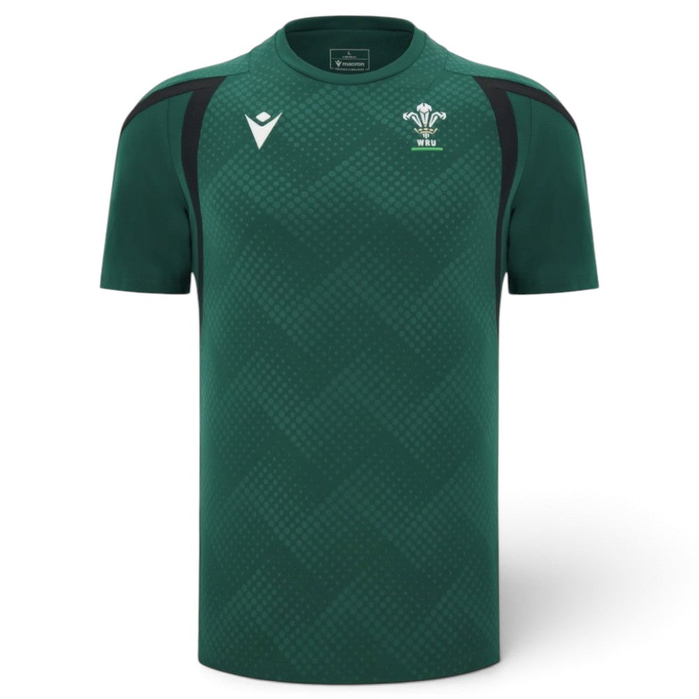 Macron WRU M26/27 Trng Plyr Shirt SR Grn