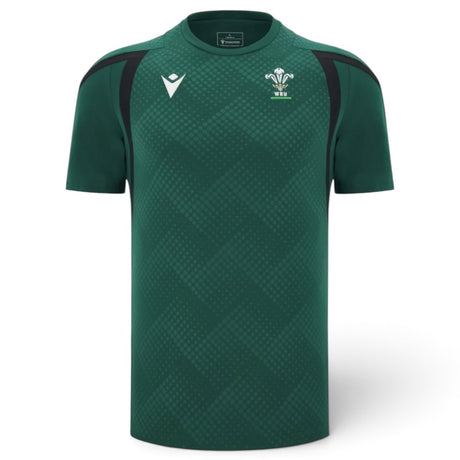 Macron WRU M26/27 Trng Plyr Shirt SR Grn