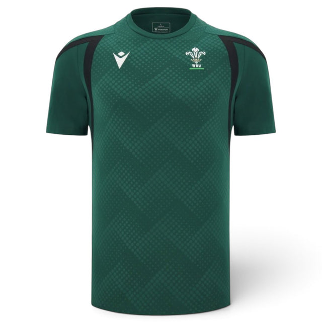 Macron WRU M26/27 Trng Plyr Shirt SR Grn