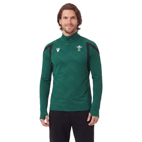 Macron Wales Rugby 2026/27 Training Half-Zip Top