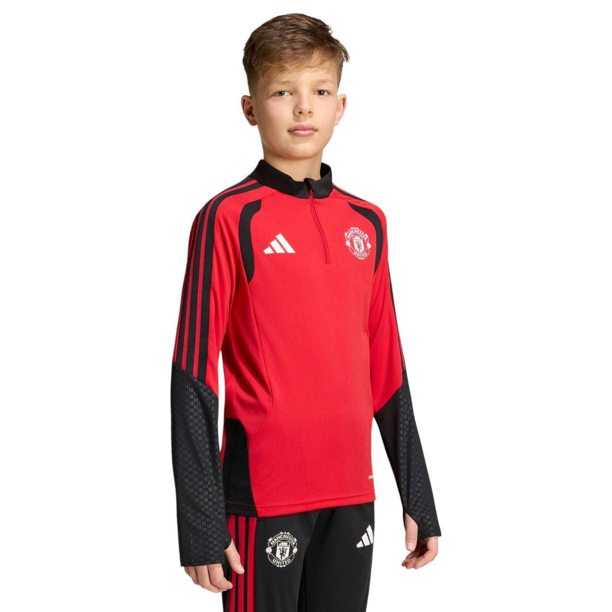 adidas Manchester United Tiro Kids Football Training Top