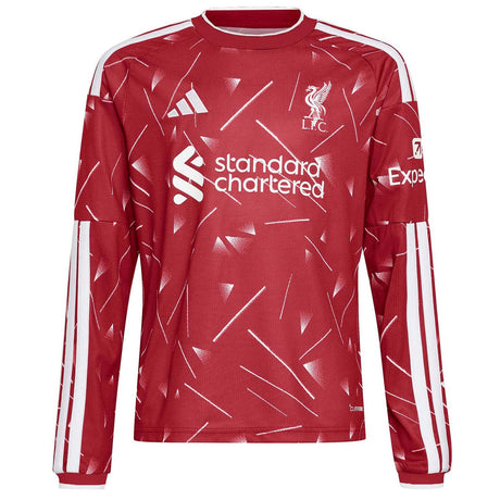 adidas Liverpool Football 2026/27 Kids Long Slve Home Jersey