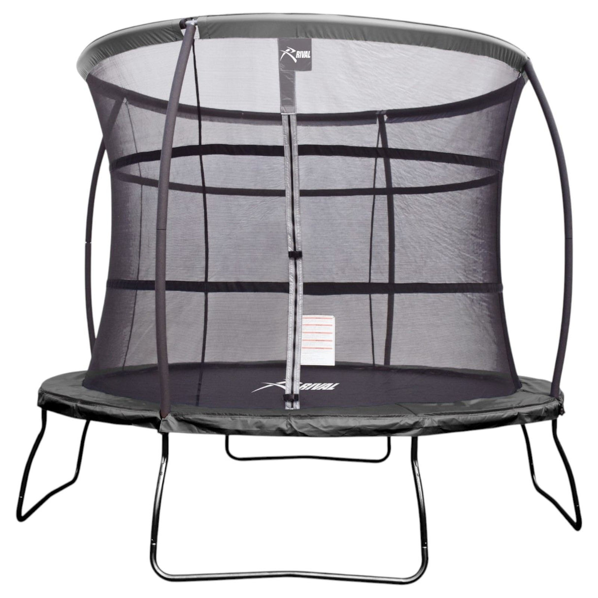 Rival 10ft Outdoor Trampoline with Enclosure - Black