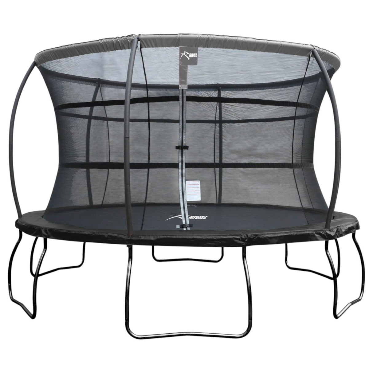 Rival 13ft Outdoor Trampoline with Enclosure - Black