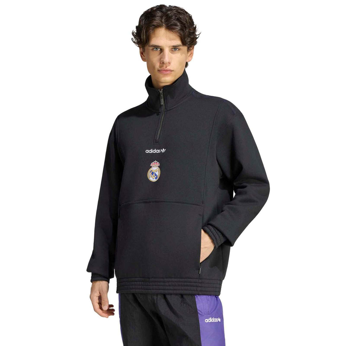 adidas Real Madrid Football 2026/27 Adults Half-Zip Top