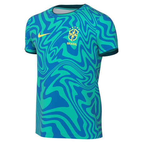 Nike Brazil WC26 Kids Pre Match Jrsy Blu