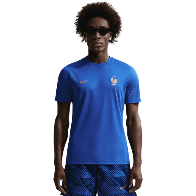 Nike France WC26 Strike Drill Tee Blue