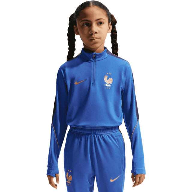 Nike France WC26 Kid Strk Drill Top Blue