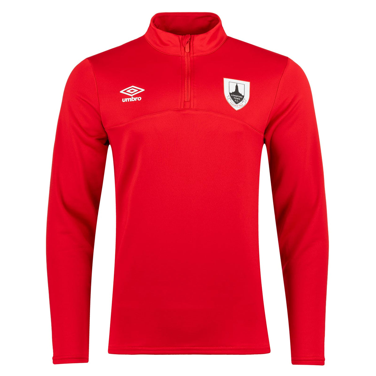 Umbro Longford Town Football 2026 Kids Half-Zip Top