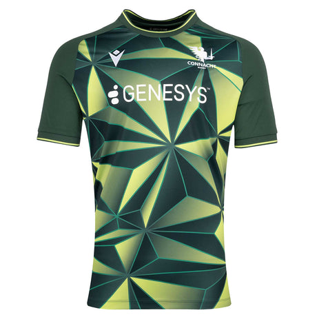 Macron Connacht Rugby 2026/27 Kids Short Sleeve Warm-Up Shirt