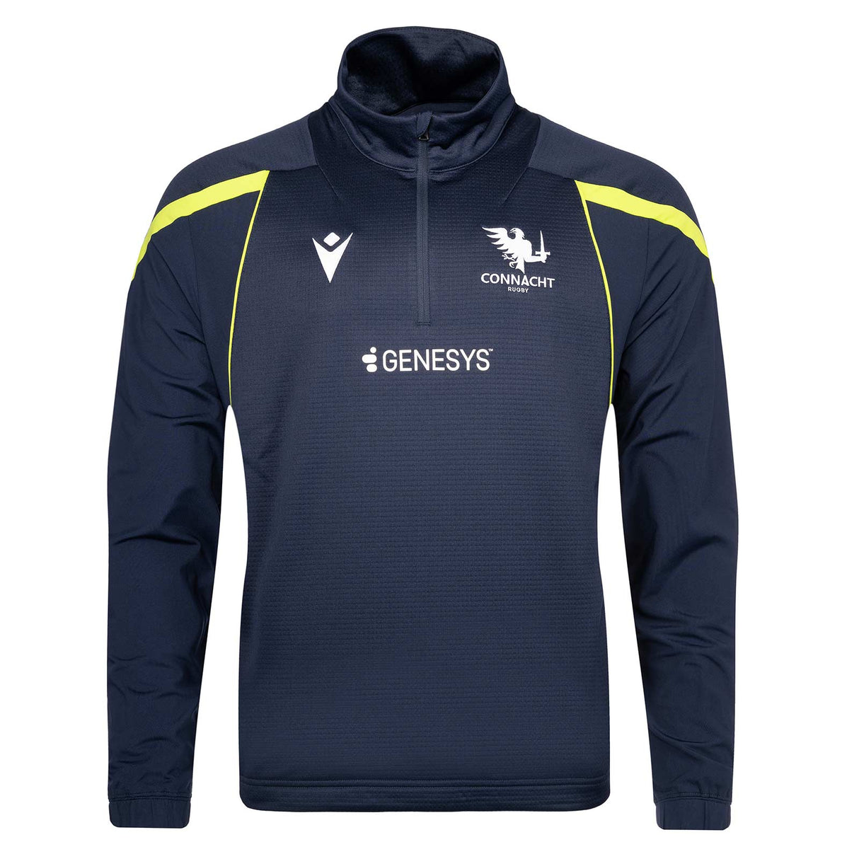 Macron Connacht Rugby 2026/27 Adults Half-Zip Fleece Top