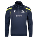 Macron Connacht Rugby 2026/27 Adults Half-Zip Fleece Top