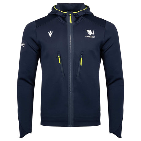Macron Connacht Rugby 2026/27 Kids Full-Zip Travel Hoodie
