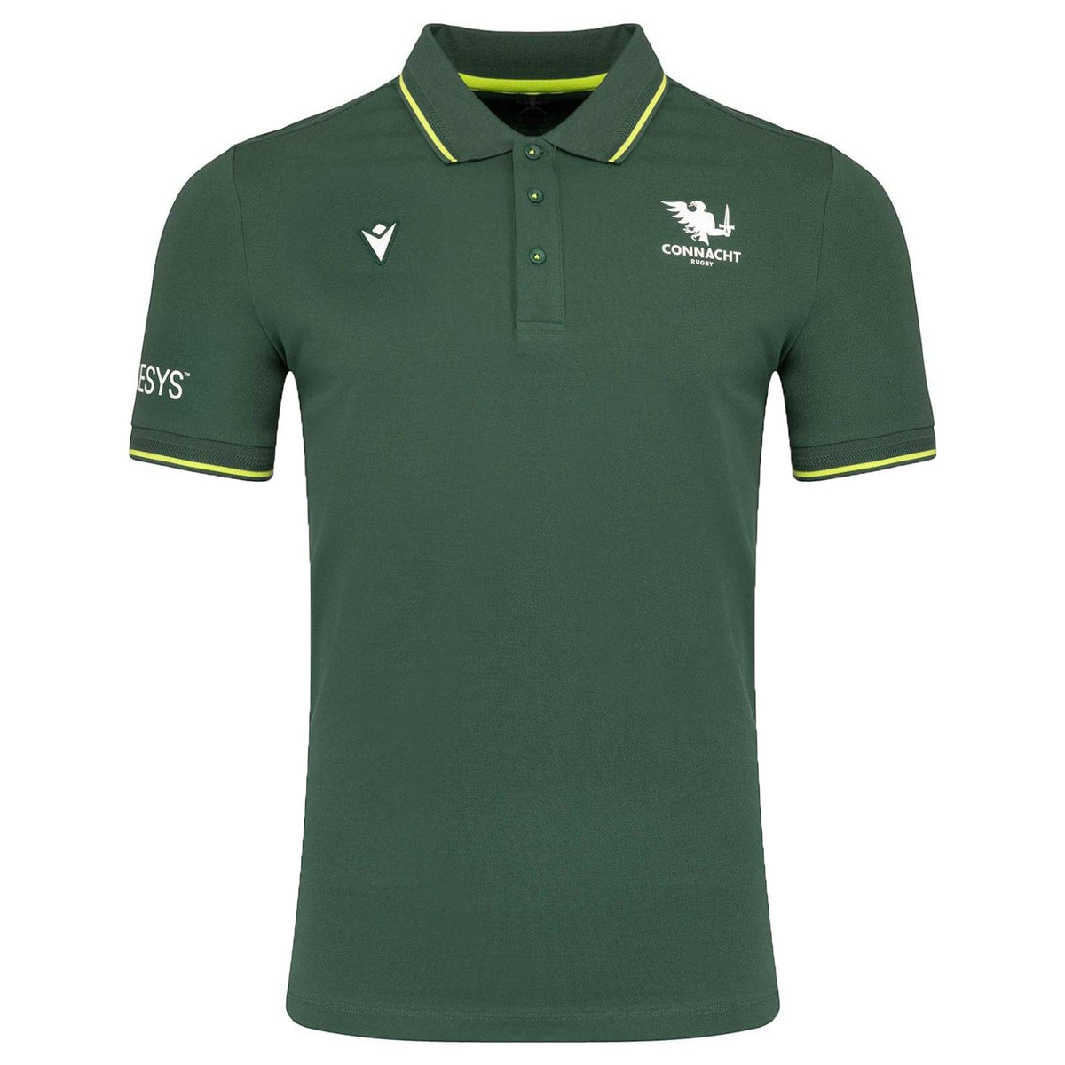 Macron Connacht Rugby 2026/27 Adults Short Sleeve Polo Shirt