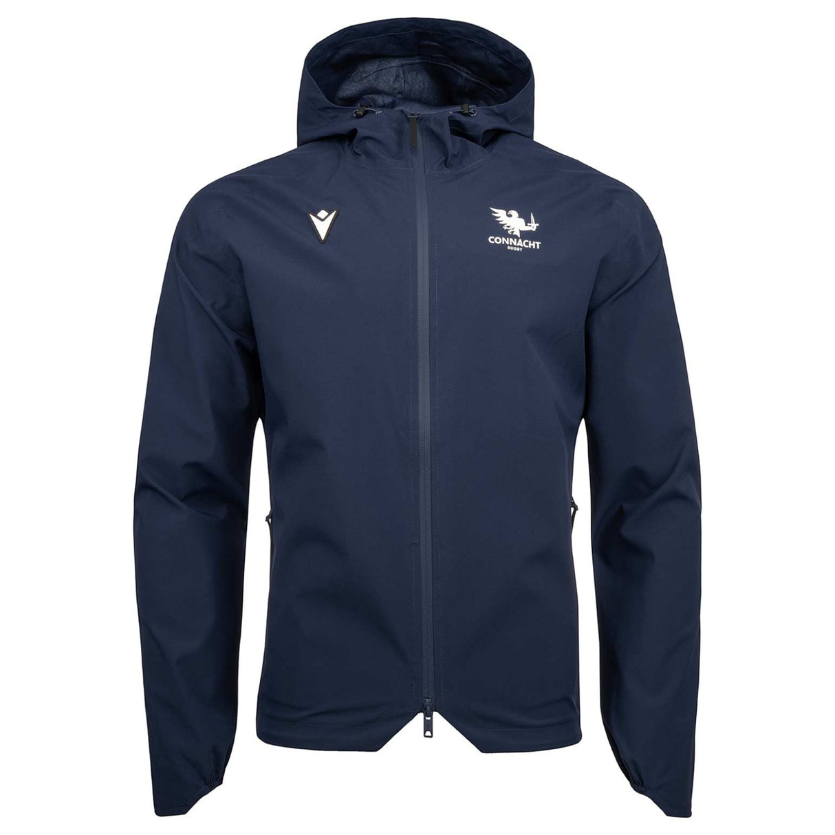 Macron Connacht Rugby 2026/27 Adults Hooded Rain Jacket