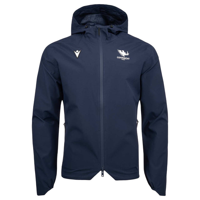 Macron Connacht Rugby 2026/27 Adults Hooded Rain Jacket