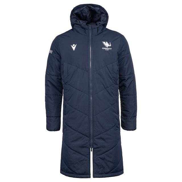 Macron Connacht Rugby 2026/27 Adults Long Padded Jacket