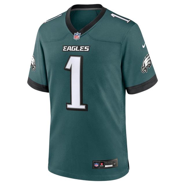 Nike Philadelphia Eagles Hurts 1 Mens Home Jersey