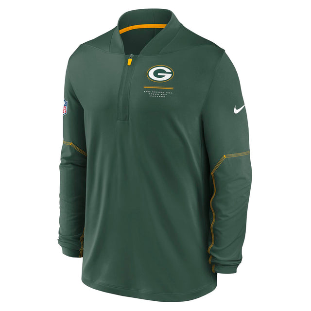 Nike Mens Packers Dri-Fit HZ Top Green