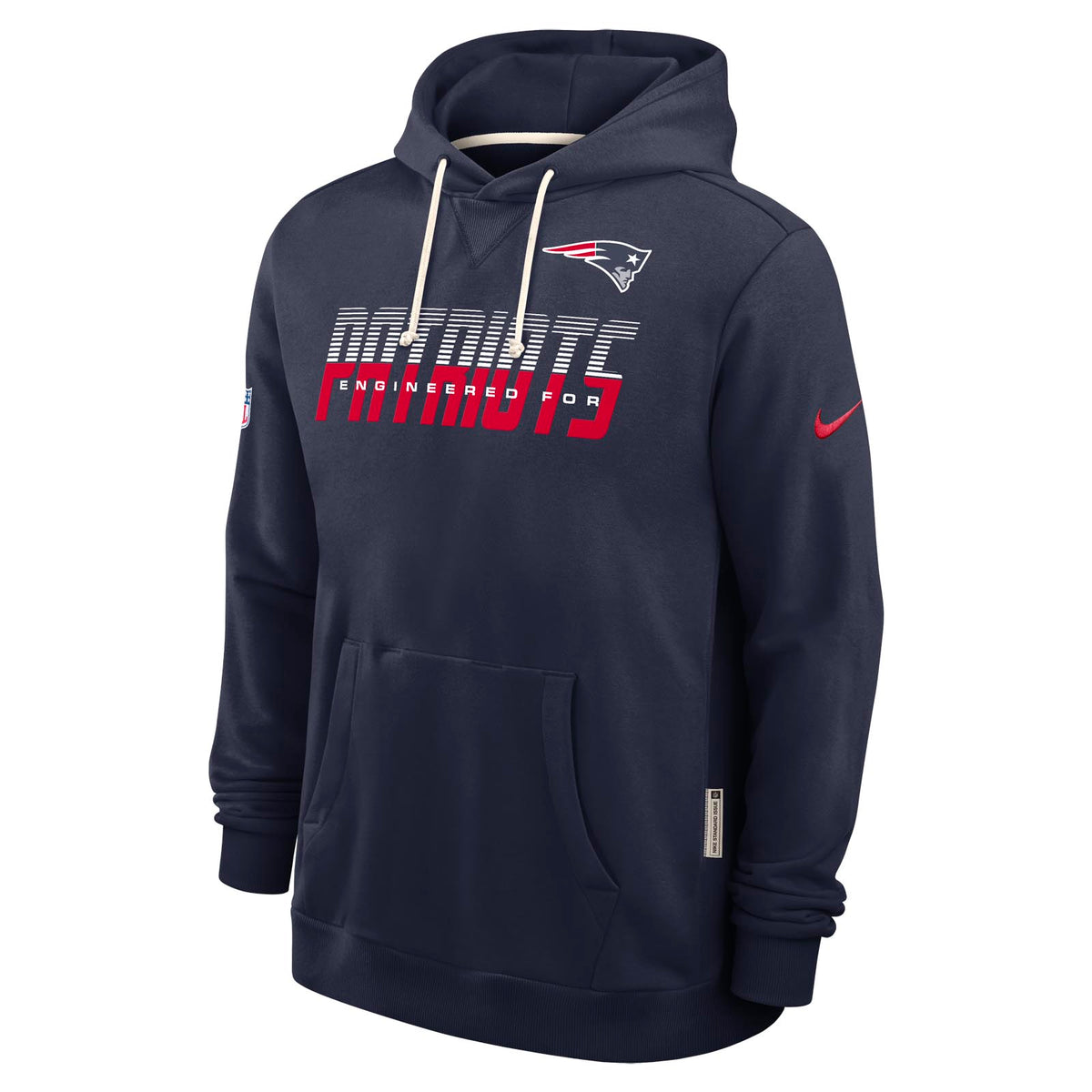 Nike Mens Patriots Dri-Fit SI Hoodie Nvy