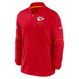 Nike Mens Chiefs Dri-Fit MID HZ Top Red