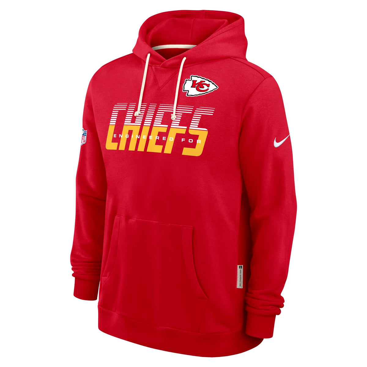 Nike Mens Chiefs Dri-Fit SI Hoodie Red