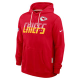 Nike Mens Chiefs Dri-Fit SI Hoodie Red