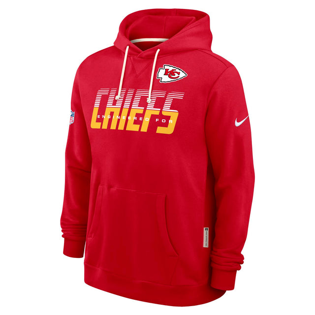 Nike Mens Chiefs Dri-Fit SI Hoodie Red