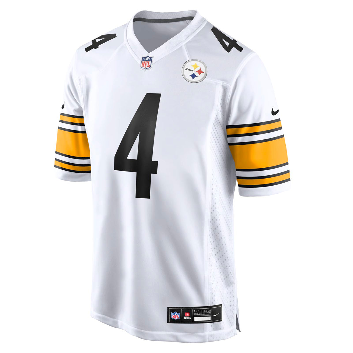 Nike Mens Steelers Road Metcalf 4 Jsy Wh