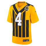 Nike Mens Steelers Alt Metcalf 4 Jsy Gld
