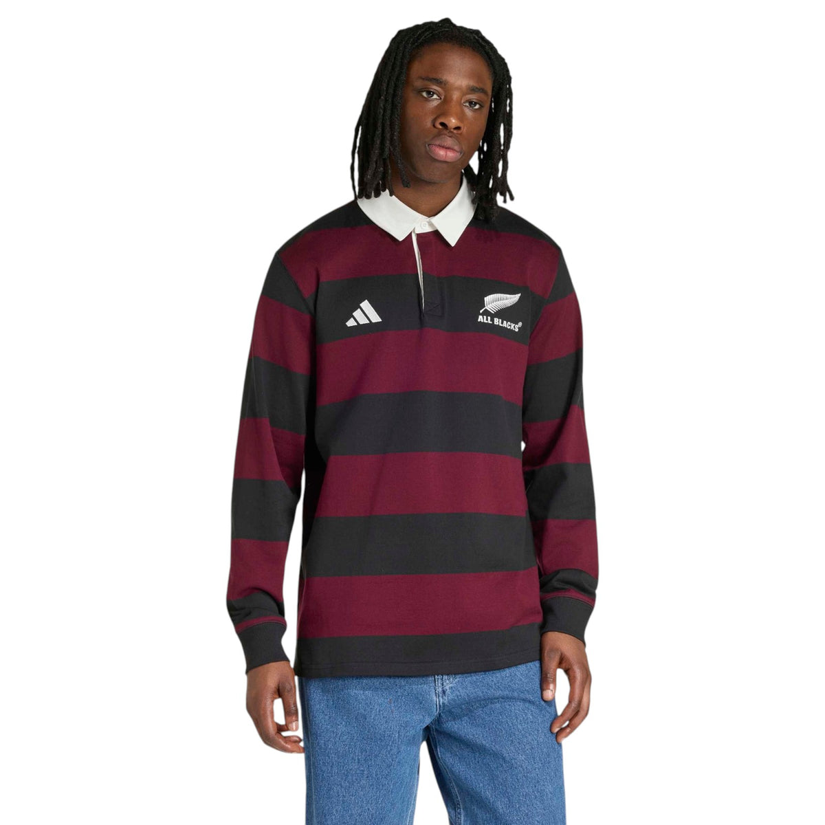 adidas New Zealand All Blacks Rugby Heritage Polo Shirt