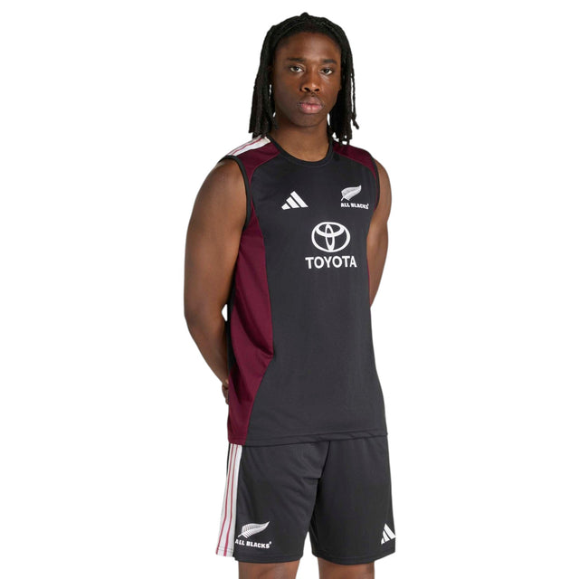 adidas All Blacks New Zealand Rugby Mens Singlet Top
