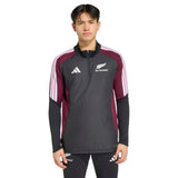 adidas New Zealand All Blacks Rugby Mens Winterised Half-Zip Top