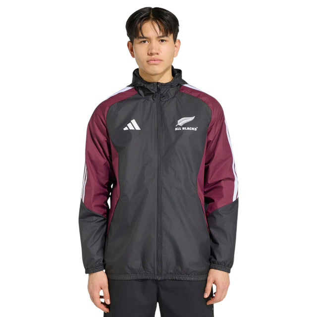 adidas New Zealand All Blacks Rugby All Weather Jacket