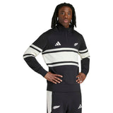 adidas New Zealand All Blacks Mens Half-Zip Sweatshirt