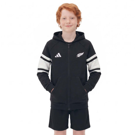 adidas All Blacks Kids LSW FZ Hoodie Blk
