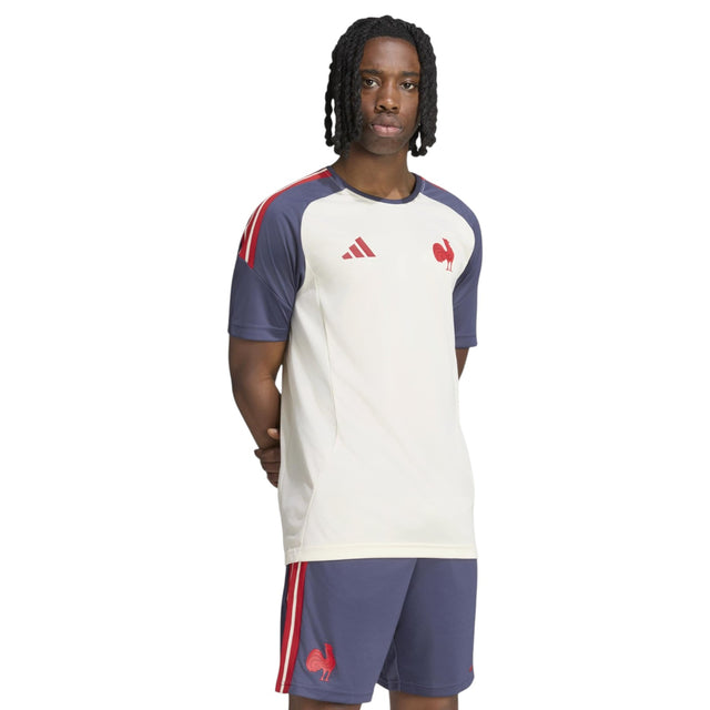 adidas France Rugby Mens Performance T-Shirt