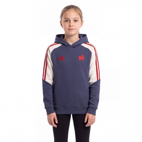 adidas France Rugby Kids Overhead Hoodie