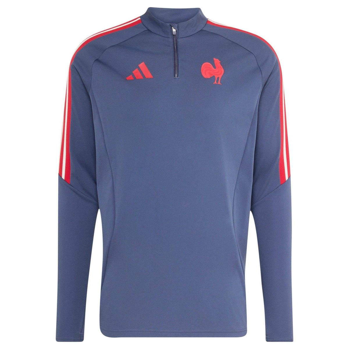 adidas France Rugby Kids Training Half-Zip Top