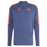 adidas France Rugby Kids Training Half-Zip Top