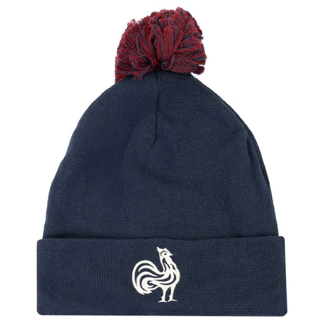 adidas France Rugby Pompom Adults Plain Knit Beanie