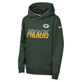 Nike Green Bay Packers Sideline Pullover Kids Hoodie
