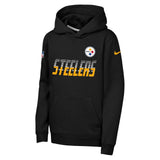 Nike Pittsburgh Steelers Sideline Pullover Kids Hoodie