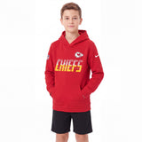 Nike Kansas City Chiefs NFL Sideline Pullover Kids Hoodie