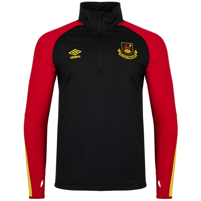 Umbro Sligo RFC Layer Quarter Zip Black