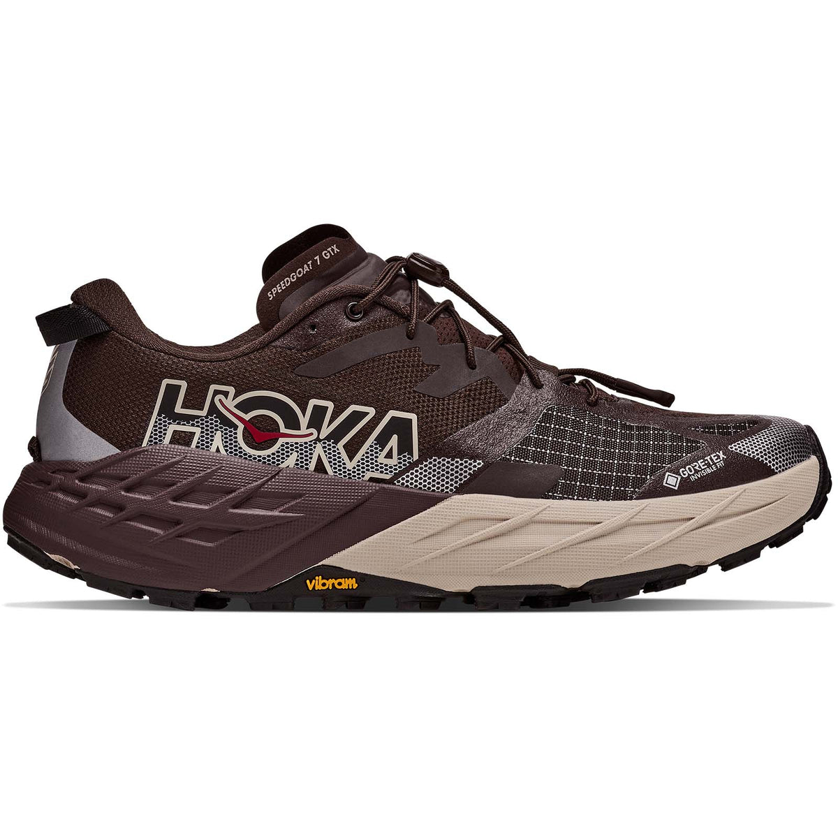 Hoka Speedgoat 7 GTX Mens Chocolate Grey