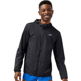 Brooks Mens Canopy Packable Jacket Black