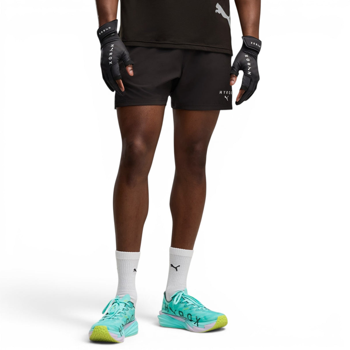Puma x Hyrox PWRMode Mens 5-Inch Regular-Fit Training Shorts