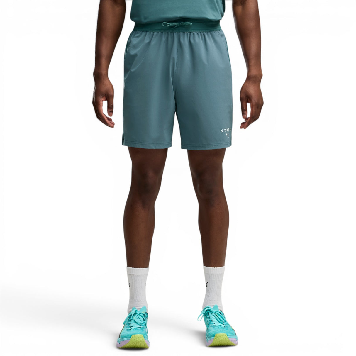 Puma Mens X Hyrox PwrTrain Shorts Green