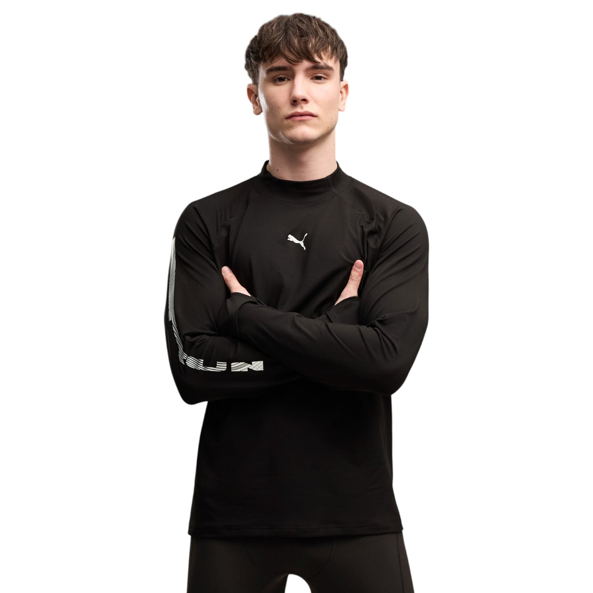 Puma Men Run BrightStride Cloudsp LS Blk